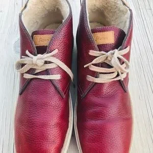 Vintage Burgundy SIOUX Leather Inside Warm Boots Ladies Vintage Burgundy/ Maroon / Wine / Bordeaux Justin  main image 4